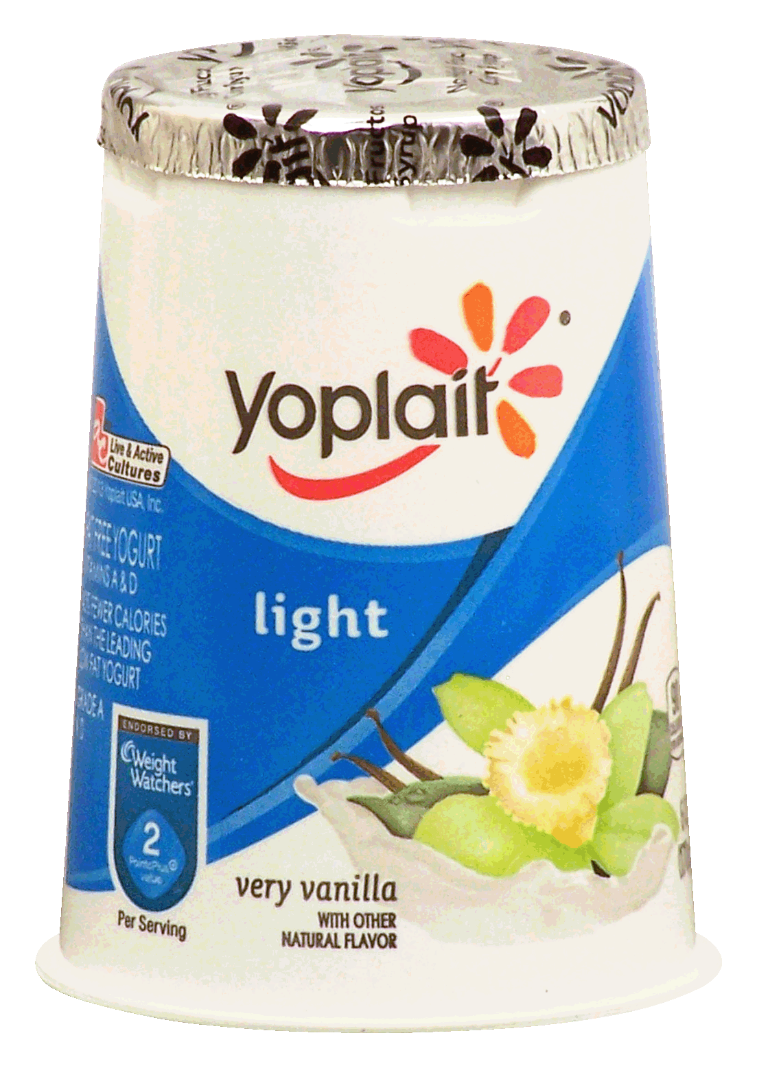 Yoplait Light very vanilla fat free yogurt Full-Size Picture